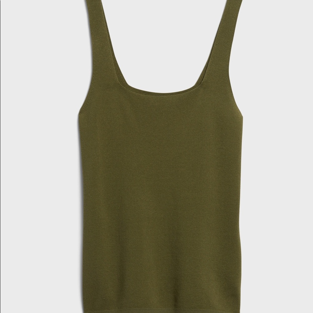 Banana Republic Square neck sweater tank